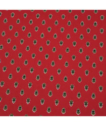 Tissu coton fleurs de lavande de 150 cm de largeur Rouge vendu par 50 cm