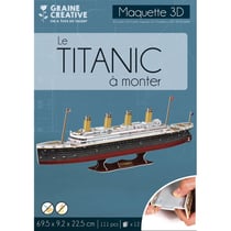 Graine Créative - Puzzle 3D maquette Titanic