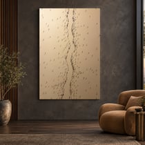 Peinture acrylique originale sur toile — La Fracture — art contemporain — Tableau mural Calbarracin — 100 x 65 cm