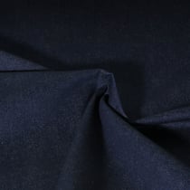 Tissu Jeans Denim Nims uni Bleu marine