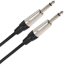 Plugger, câble guitare instrument Jack mâle mono 6,35mm vers Jack mâle mono 6,35mm.