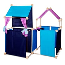 Jeu de construction géant en bois Trigonos Max Boite carton Fabriqué en Espagne - 150 pces