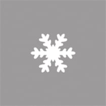 Perforatrice : Flocon neige, ø2,54cm, (1"), 1 pce.