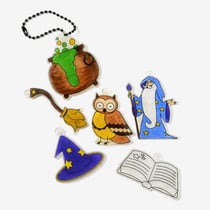 6 plastique fou Magicien Oxybul