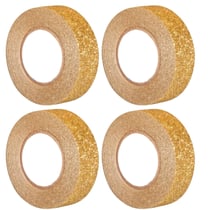 4 glitters tape 5 m x 1,5 cm - doré