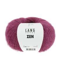 Pelote de Laine, Alpaga et Soie à tricoter ZEN - 25GR - Lang Yarns 0048 Violet