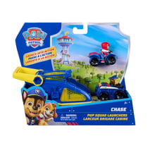 Figurine animal - Spin Master - PAW Patrol Pup Squad Launcher Chase & Ryder