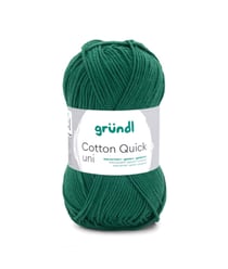 Fil à tricoter COTTON QUICK UNI - Gründl - PPSC - certifié Oeko-Tex 169 Vert