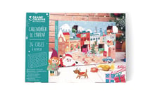 Calendrier De L Avent 24 Cases A Remplir - Graine Creative - Bleu