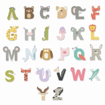 Gabarit de découpe pour machine - Sizzix - Alphabet animal Thinlits - Loisirs créatifs
