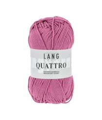 Fil à tricoter 100% coton QUATTRO - Lang Yarns 85 Rose