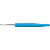 Crochet, dim. 5, L : 13,3 cm, dim. 5 mm, bleu, 1 pièce