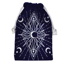 Bourse pour Cartes de Tarot Bleue - Omsaé