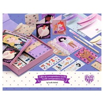 Coffret de correspondance Lucille - Djeco - Bleu