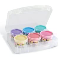 Peinture au doigt 6 couleurs métallisées