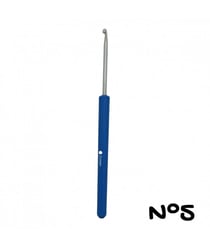 Crochet - 14cm - aluminium n° 2.50 a n°6 - Distrifil taille n°5