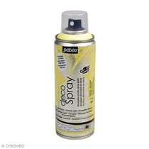 Bombe de peinture DecoSpray Jaune pastel - 200 ml