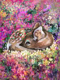 Kit diamond painting Faon 30 x 40 cm