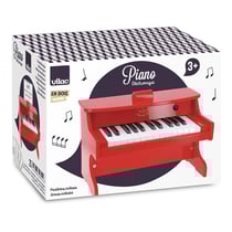 E piano rouge - avec piles -