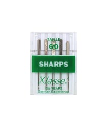 Aiguilles sharps pour machines - KLASSE taille n°60/12