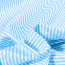 Tissu Rayures Rayures Turquoise - Au mètre