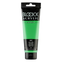 Peinture acrylique - Vert fluo - 627 - BLOCKX Artist - Qualité beaux-arts - Tube 120ml
