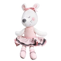 Doudou Petite Souris danseuse étoile en velours Rose