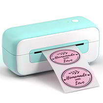 Mini Imprimante D'Étiquettes Thermique Haute Vitesse Pour Bureau Et Maison Vert YONIS