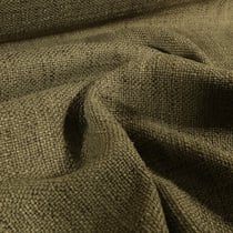 Tissu d'ameublement Normandie uni Vert kaki