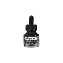 Encre Acrylique en flacon - noir de carbone - Sennelier