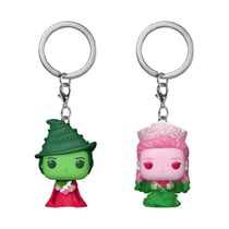 Wicked - Pack 2 porte-clés POP! Thropp & Glinda (Ombre) 4 cm
