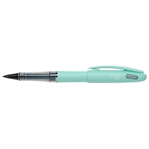 Lot de 12 feutres plume - PENTEL - Encre noire - Corps vert bourgeon - Tradio TRJ97