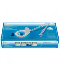 Loupe lumineuse télescopique avec pince - Prym Blanc