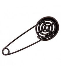 Epingle à Kilt spirale brute Cuivre noir 75 MM X 1 - Union Knopf Noir