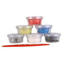 Pâte à modeler micro-billes pour enfant Foam Clay x6 Métal