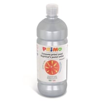 Gouache Ready-Mix Premier Pas 1000 ml Flacon avec Bouchon Flux Control Argent 910 PRIMO