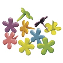 Brads Fleur, 12 mm, boîte blister 50 pces, couleurs classiques