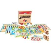 Coffret de Jeux de société traditionnels - Coffret en bois