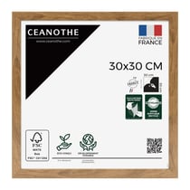 Cadre photo Precious noyer 30x30 cm