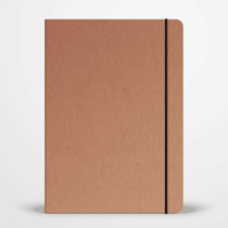 Notebook Souple - pages pointillées - Teck - 150 x 210 mm - Made in France