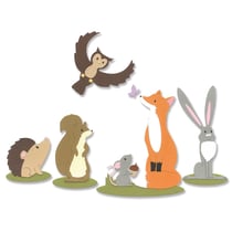 Gabarit de découpe Sizzix Thinlits - Animaux de la forêt #1 par Josh Griffiths