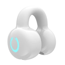 Ecouteurs Bluetooth Conduction Osseuse Design Clip Son HIFI Étanche IPX5 Blanc YONIS