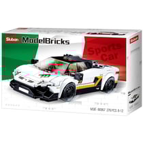 Model Bricks - Super voiture italienne blanche