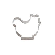 Nonnette poule - inox - 95 x 90 x 30 mm