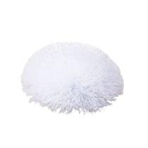 Broche fleur fluffly 7cm blanc