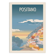 Affiche 30x40 cm - Positano - Turo
