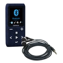 Lenco Lecteur MP3 / MP4 8Go Extensible Écran LCD 1.8" avec Bluetooth Écouteurs Inclus Bleu