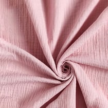 Coupon de tissu en double gaze de coton - Laize : 130 cm