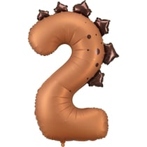 Ballon Aluminium Géant Dinosaure Chiffre 2 92 cm
