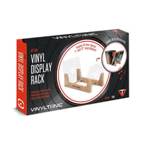 Présentoir vinyles Vinyl Tonic VT17O – Support de rangement effet chêne
